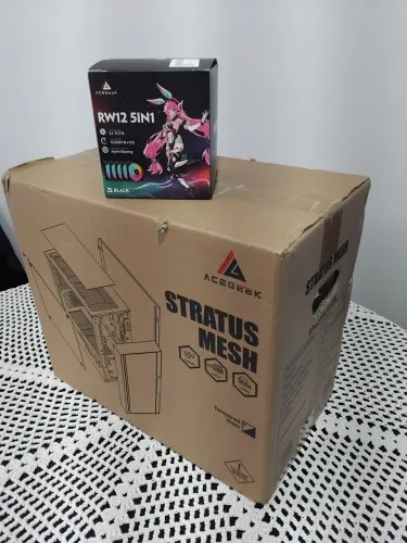 Gabinete gamer + 5 fans (NOVO)