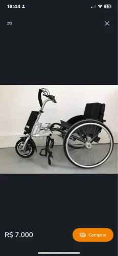 Kit livre +Cadeira de rodas de motorizada