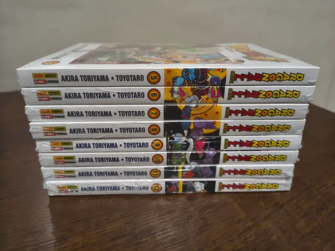 Kit Dragon Ball Super volumes 5 a 12 lacrados