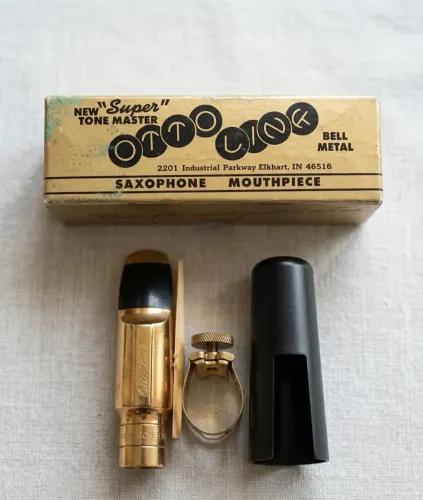 Boquilha Pars sax Alto otto link Metal 7 Novo Usa<br>super ToneCompreendemos, Marcelo. Para