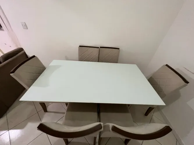 Jogo mesa 6 cadeiras