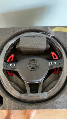 VOLANTE ORIGINAL VOLKSWAGEN COM AIRBAG COMPLETO