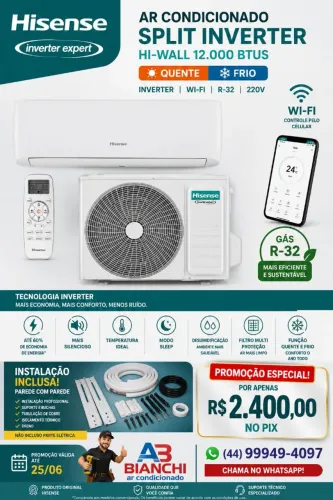 Ar condicionado 12 mil btus inverter