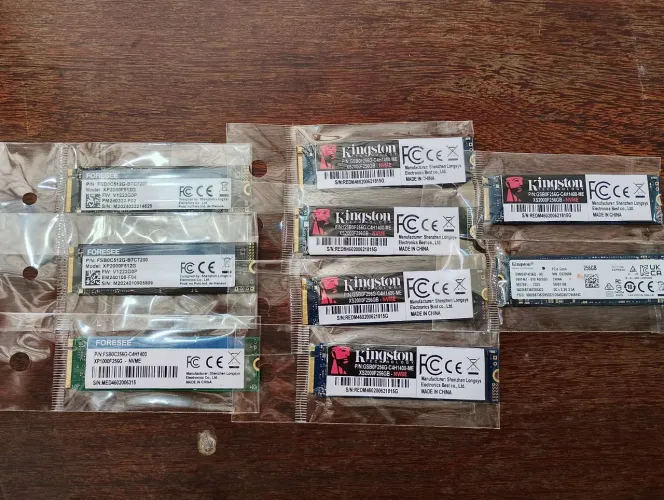 SSD NVMe M.2 (9 Unidades)
