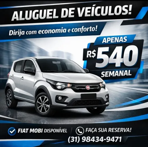 Aluguel Fiat Mobi 2023