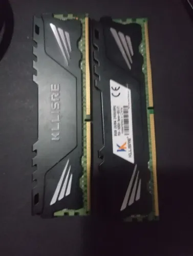 Memórias ram kllisre 8gb cada 2400mhz