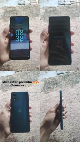 Vendo moto e13 no precinho  chama .. número pra contato *64 whatsapp..