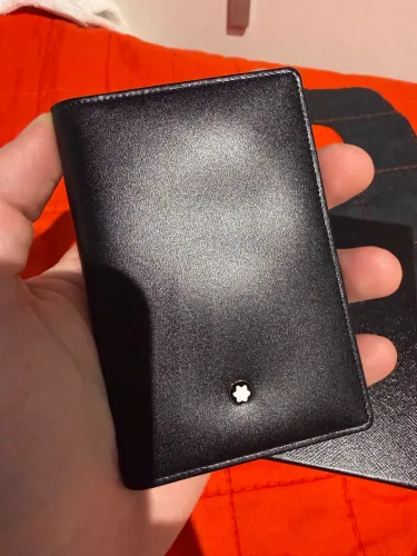 Porta cartão mini carteira Mont Blanc original nunca usado