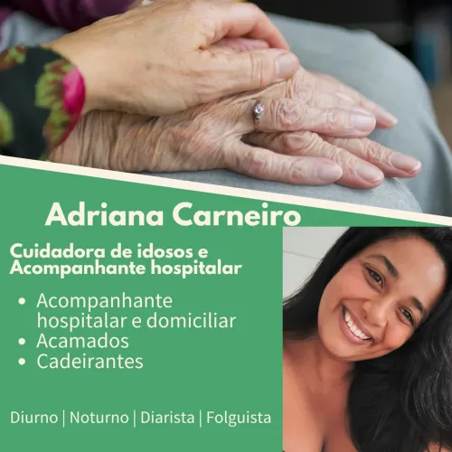 Cuidadora de Idoso/Acompanhante Hospitalar
