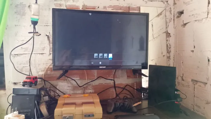 Super Nintendo com 7 fitas