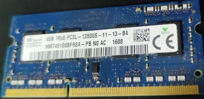 Memória ram ddr3 4gb notebook