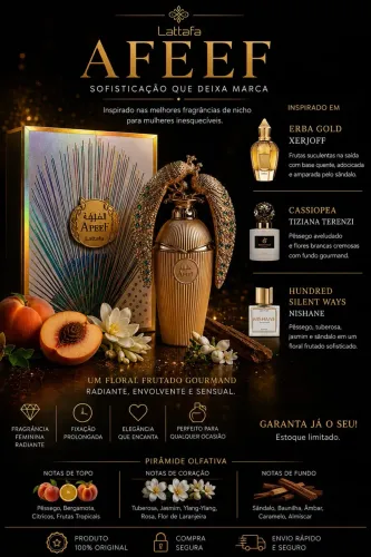 Perfume Afeef Lattafa 100ml Eau de Parfum