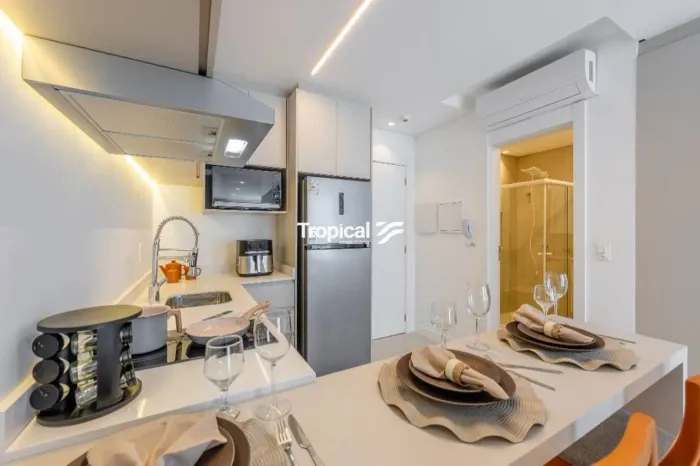Apartamento com 1 dormitório para alugar, 30 m² por R$ 3.400,00/mês - Centro (Blumenau) - 