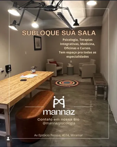 ALUGUEL DE SALA PARA ATENDIMENTOS E PRÁTICAS TERAPÊUTICAS