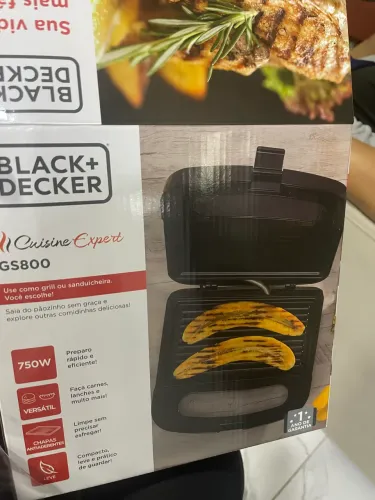Sanduicheira ( Black+ Decker) NOVA