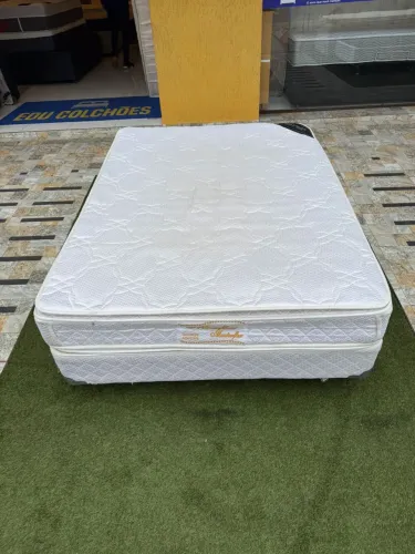 Cama box CASAL MAXFLEX USADA TOP - ENTREGAMOS