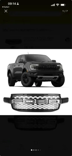 Grade frontal Ford Ranger 2025-2026