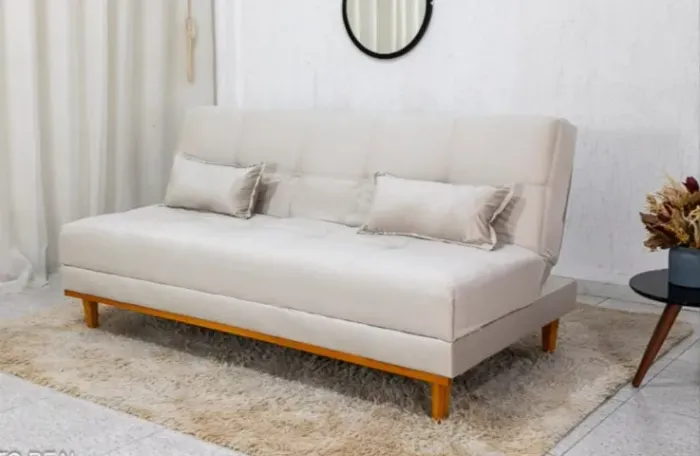 Sofá Cama Madrid 1,82 Linho - Forte Atacadista