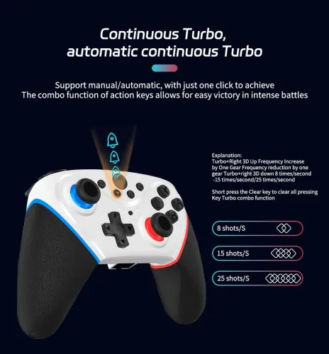 Controle bluetooth gamer para Android Pc ps3