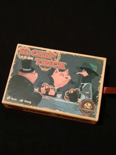12 Chip Trick | Boardgame Jogo de Tabuleiro | Em Inglês