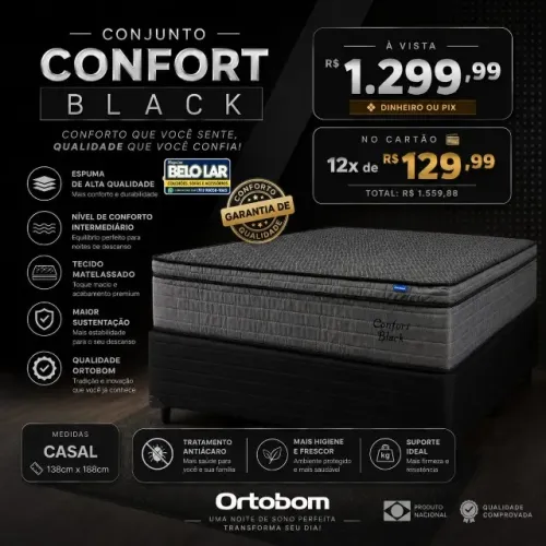 Conjunto Confort Black