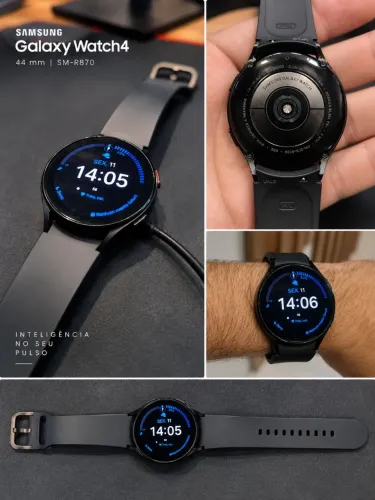 Samsung Galaxy Watch4 44mm SM-R870 - Funcionando | Leia a descrição