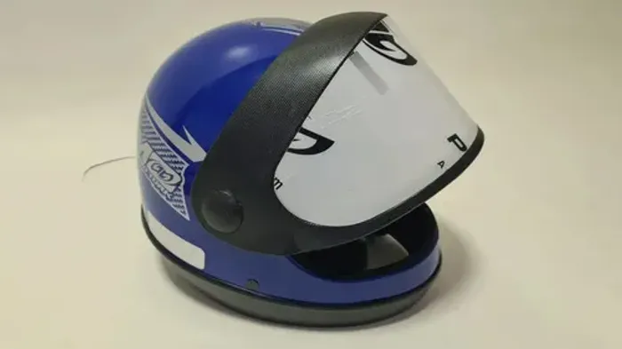 Capacete Para Moto Pro Tork Tamanho 60 Azul Lisa 60