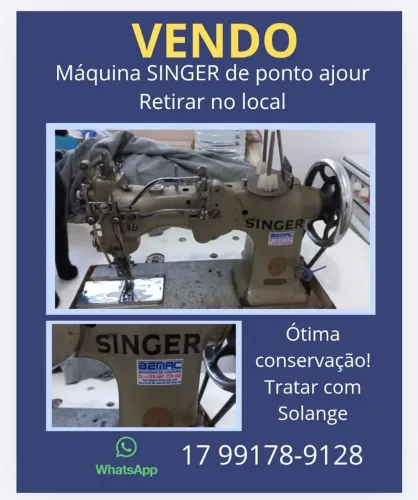 MAQUINA SINGER PONTO AJOUR