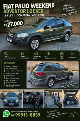 Fiat Palio Week.adv.lock.dualogic 1.8 Flex 2010