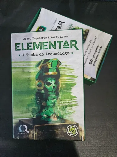 ELEMENTAR A Tumba do Arqueólogo - jogo de cartas