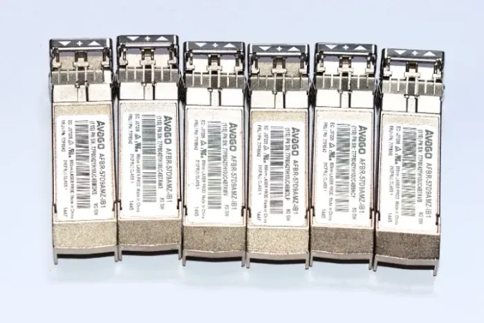 6 unidades GBIC Avago AFBR-57D9AMZ 8Gb 77P8042 FC SW 850nm Multimodo