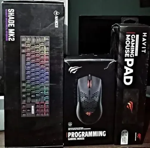 Kit Periféricos Gamer Havit RGB