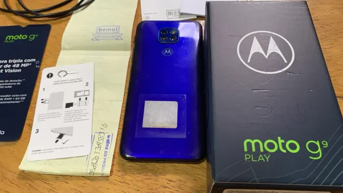 Moto G9 play ótimo preço