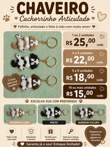 Chaveiro Cachorrinho
