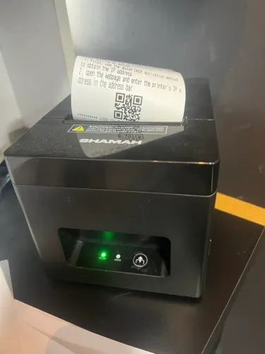 Impressora térmica e leitor USB