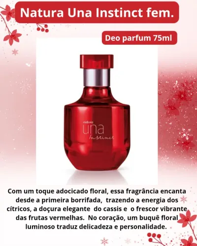 Natura Una Instinct deo parfum feminino, 75ml 