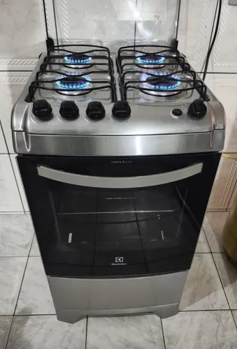 FOGÃO ELETROLUX MESA INOX 4 BOCAS