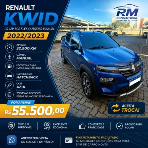 Renault Kwid Outsider 1.0 Flex 12V 5P Mec. 2023
