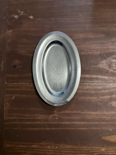Bandeja Oval de inox