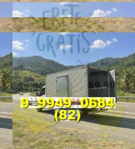 Frete para bairros: Jatiúca, Ponta Verde, e Mangabeiras! Transporte seguro e confiável.
