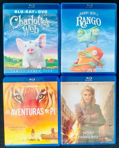 Kit Blue-Ray de Filmes Infantis