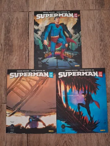 HQ Superman Ano Um Volumes 1 a 3 Completo Panini
