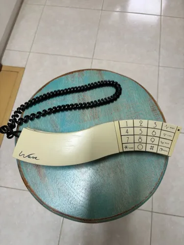 Aparelho de telefone vintage modelo wave