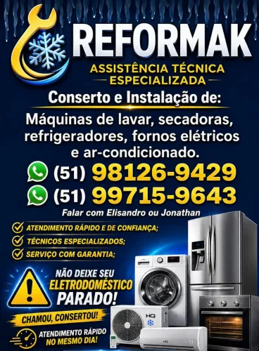 Assistência técnica em Refrigeração 