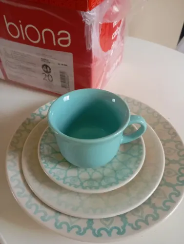 Aparelho de jantar 20 peças serve 4 pessoas