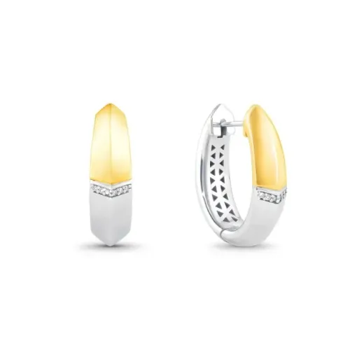 Par de Brincos Vivara Coleção Ouro & Prata - 43% OFF!