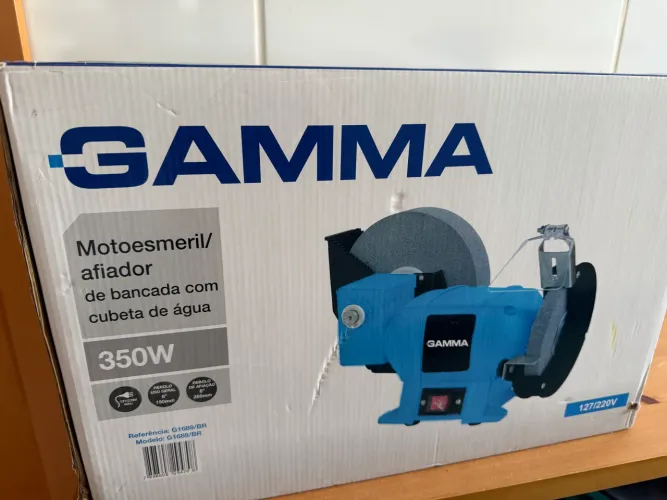 Motoesmeril com afiador de bancada Gamma
