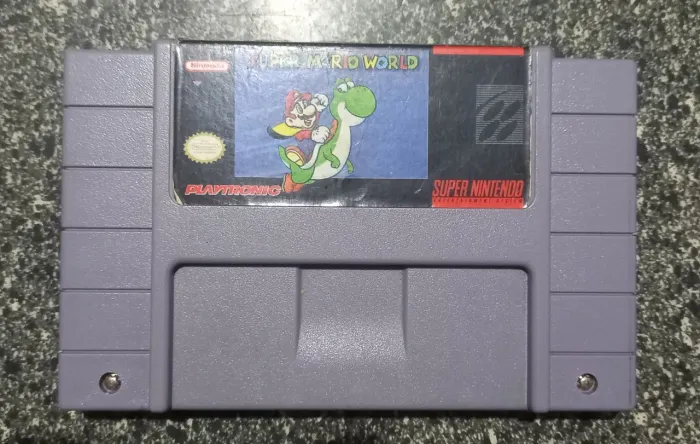 Super Mario World 100% original e salvando 100%