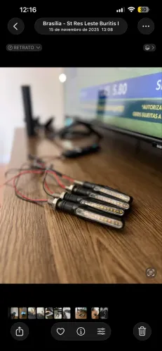4un de Piscas(setas) em Led 