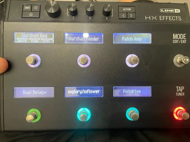 Pedal guitarra Line 6 hx effects
